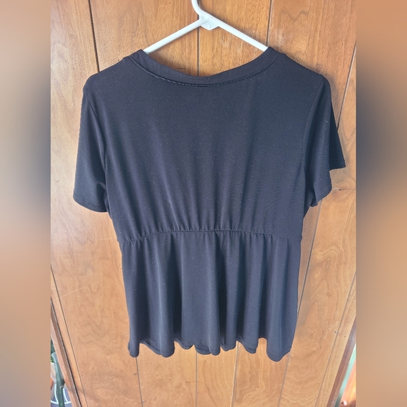 Torrid Deep Plunge, Peplum Shirt - Picture 2 of 3